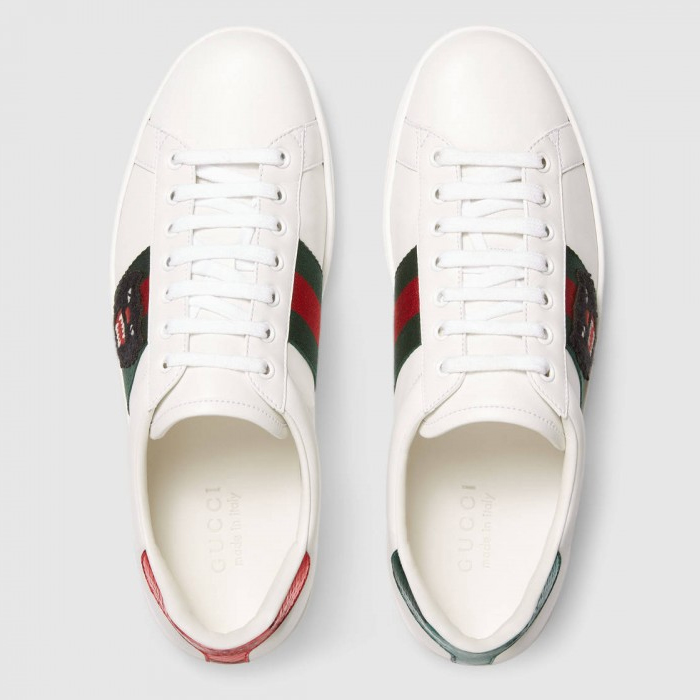 グッチ GUCCI MEN SHOES メン ズシューズ 457131 A38G0 9064 Ace Embroidered Sneaker