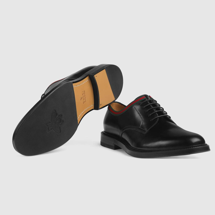 グッチ GUCCI MEN SHOES メンズシューズ 472749 AZM30 1060 Leather Lace-up