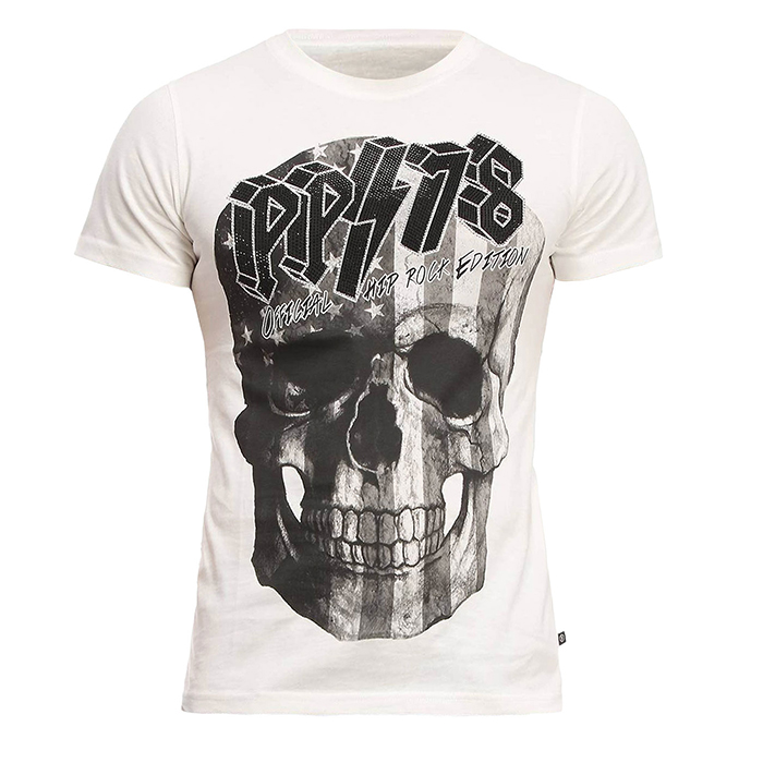 フィリッププレイン PHILIPP PLEIN メンズ Tシャツ HM348544 01 WHITE
