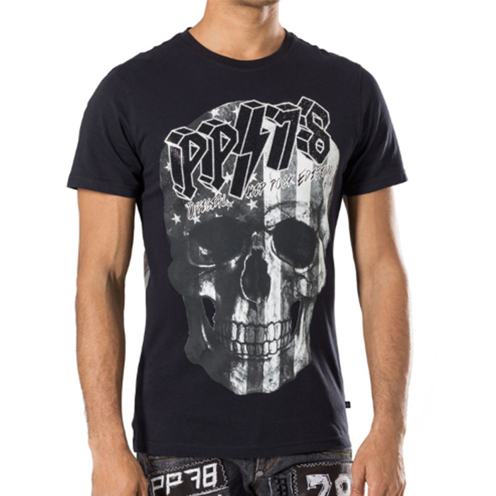 フィリッププレイン PHILIPP PLEIN メンズ Tシャツ HM348544 02 BLACK