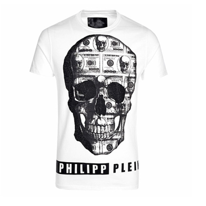 フィリッププレイン PHILIPP PLEIN メンズ Tシャツ HM348559 01 WHITE
