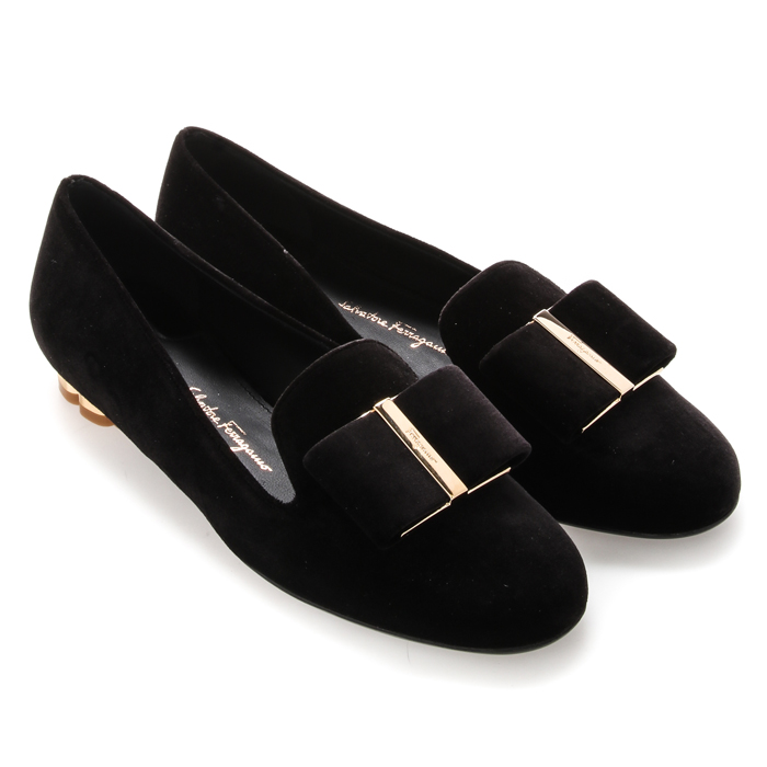 FERRAGAMO LADY SHOES 0680209 FABR NERO BLACK