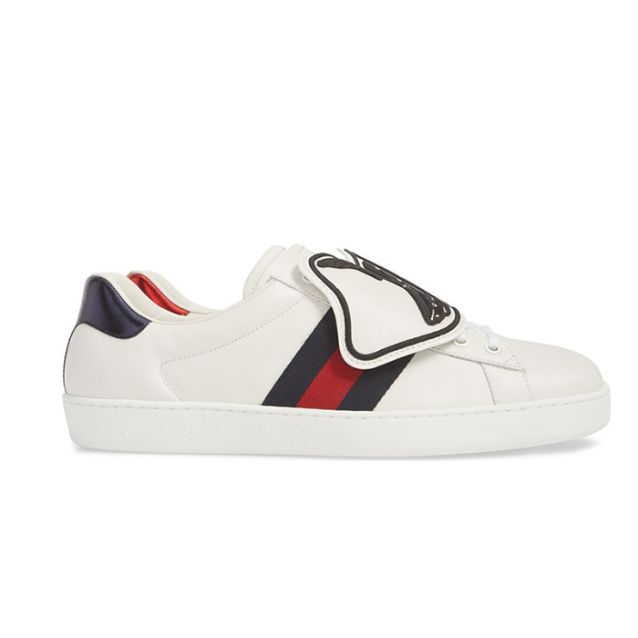 グッチ GUCCI MEN SHOES メン ズシューズ 527788 0FI10 9060 Ace Sneaker With Removable Patches