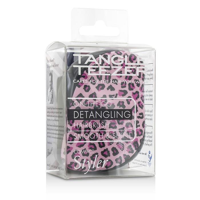 タングルティーザー Tangle Teezer レディースコンパクトスタイラー #ピンクレオパード 5060173370107