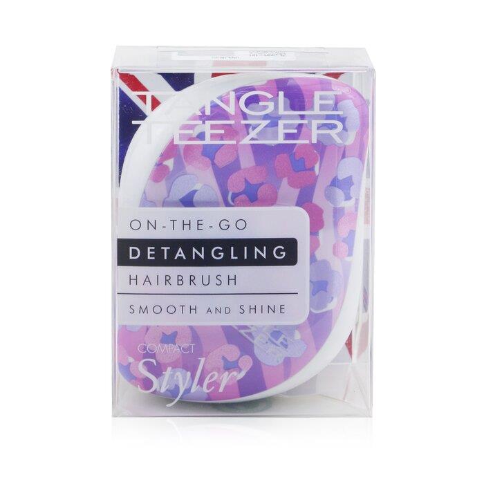 タングルティーザー Tangle Teezer レディース コンパクトスタイラー# Digit Leopard 5060630044961