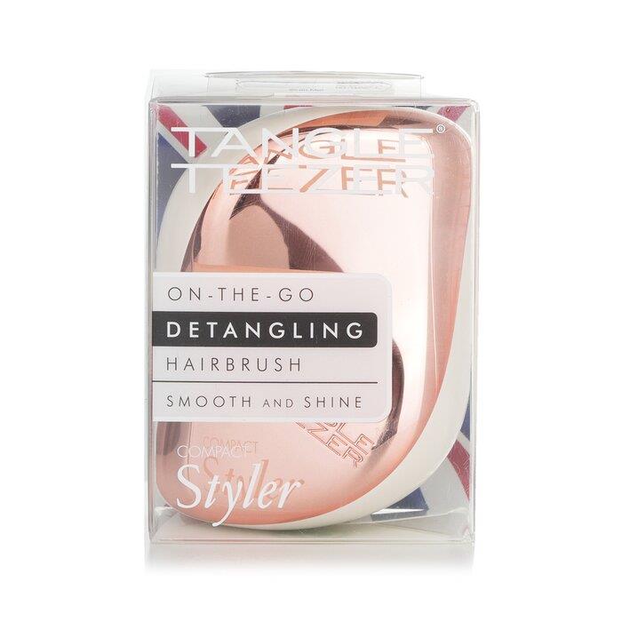 タングルティーザー Tangle Teezer レディースコンパクトスタイラー # ローズゴールド/リュクス 5060173373979