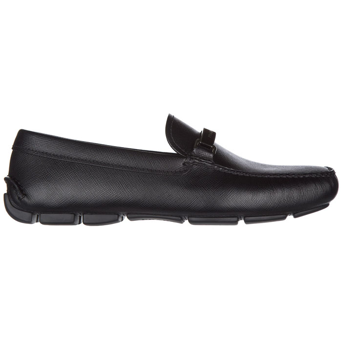 プラダ PRADA メンズシューズ 2DD099 053 F0002 NERO Saffiano Leather Loafers