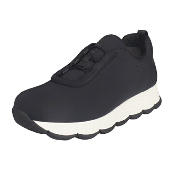 プラダ PRADA レディースシューズ Women's Black Fabric Petals Casual Sneakers  3E6233 1OH3 F0002