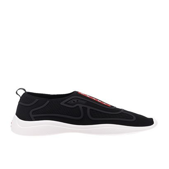 プラダ PRADA レディースシューズ SPORT PRADA BLACK KNITTED SNEAKERS 3S6421 3KPL F0967