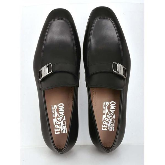 FERRAGAMO MEN SHOES 0694835 CALF NERO BLACK