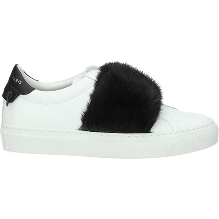 ジバンシィ GIVENCHY メンズ アーバン ストリート エラスティック スニーカー ファー付き BE0005E01P116