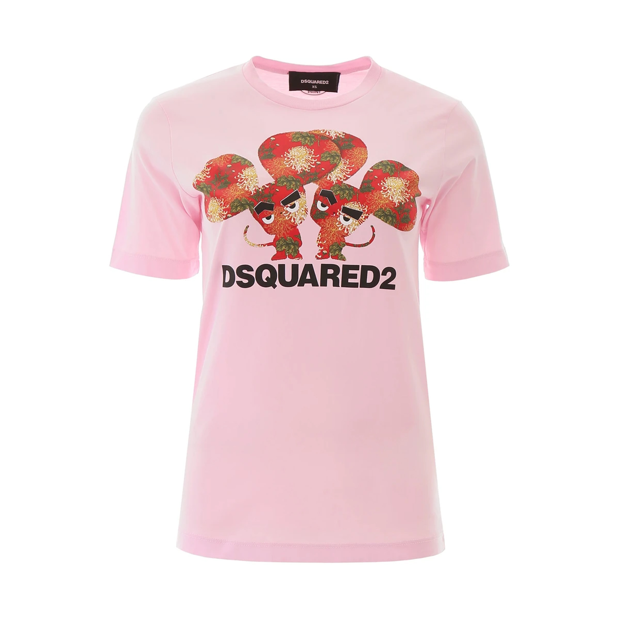 ディースクエアード DSQUARED2 レディース マウスプリントTシャツ S75GD0079 S22427 242 PINK