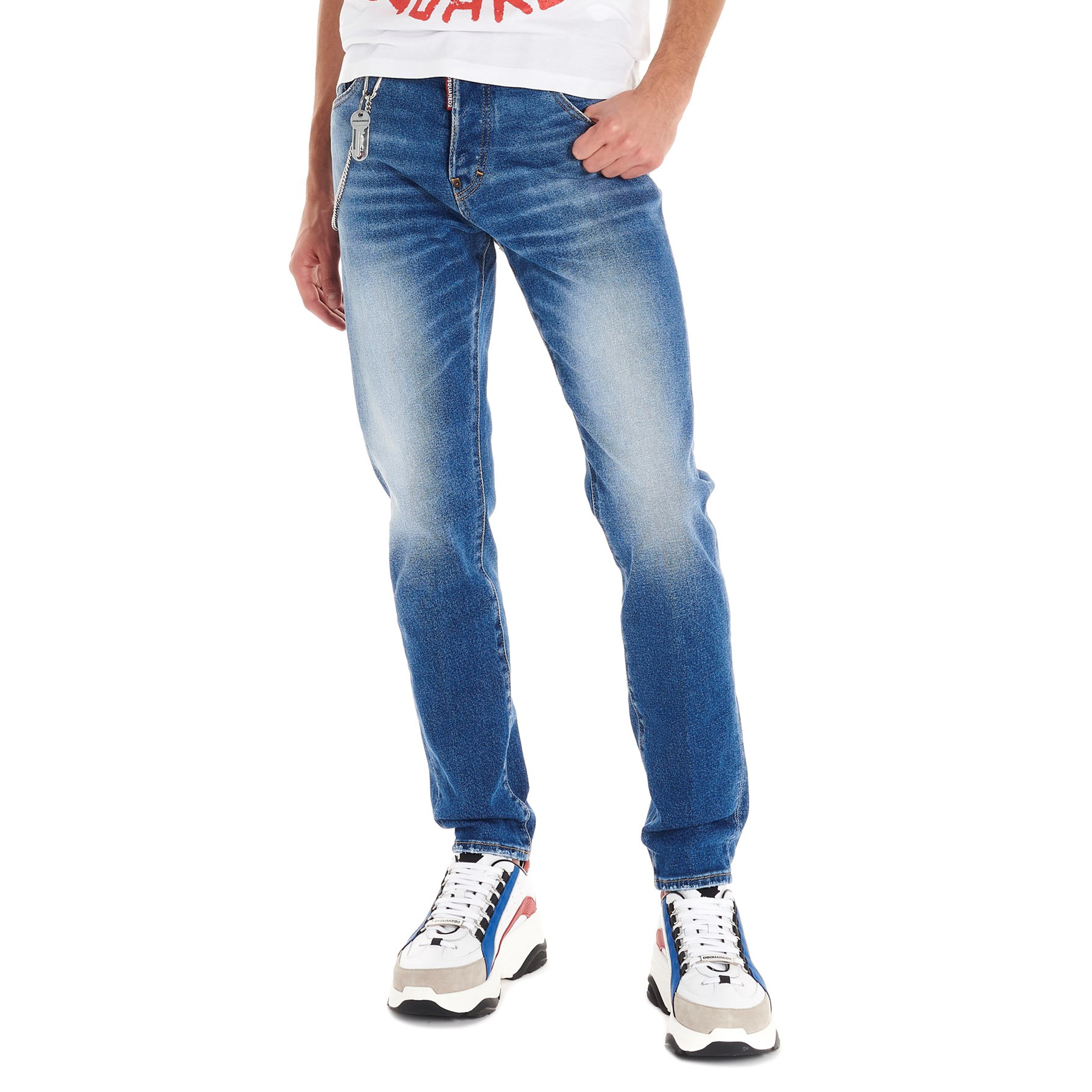 ディースクエアード2 DSQUARED2 MEN JEANS メンズジーンズ S74LB0666 S30662 470 BLUE