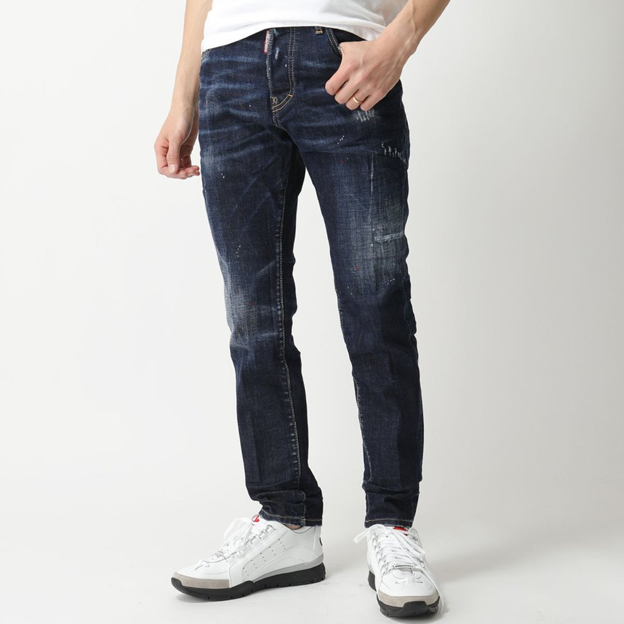 ディースクエアード2 DSQUARED2 MEN JEANS メンズジーンズ S74LB0678 S30664 470 BLUE