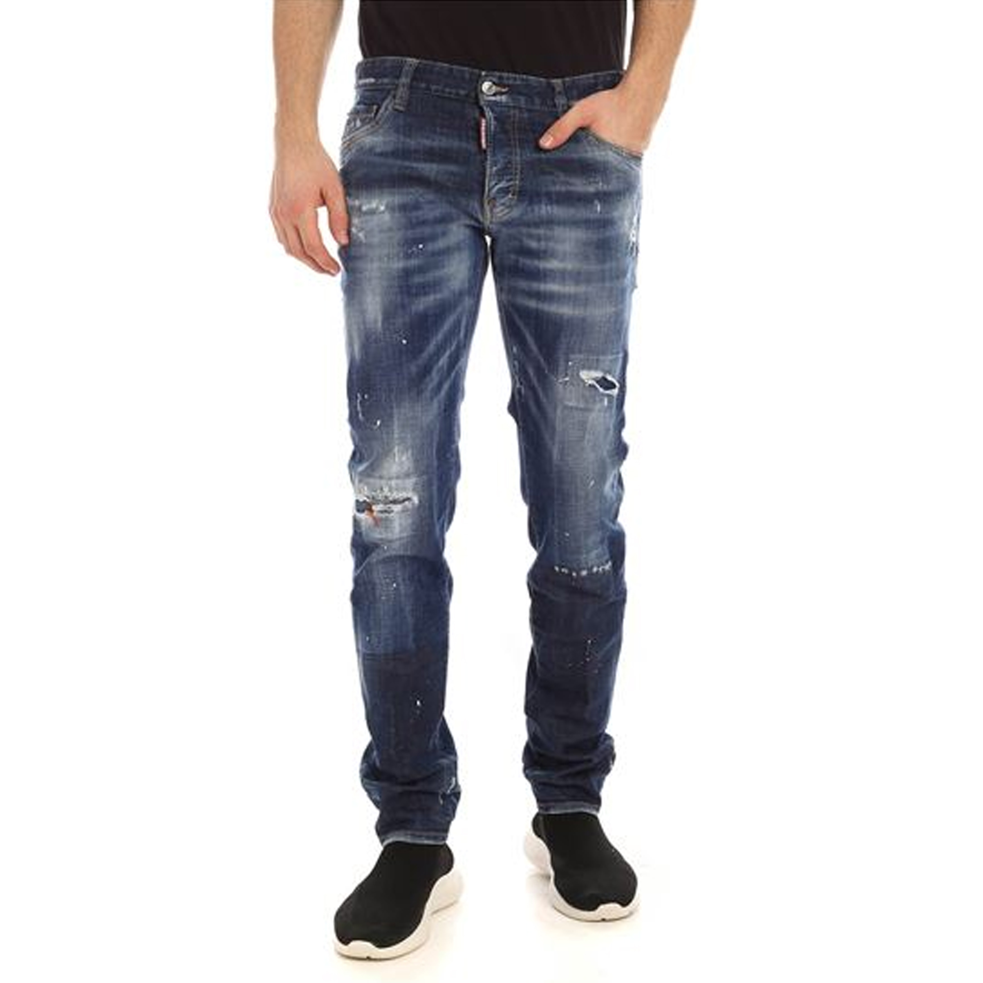 ディースクエアード2 DSQUARED2 MEN JEANS メンズジーンズ S74LB0688 S30342 470 BLUE