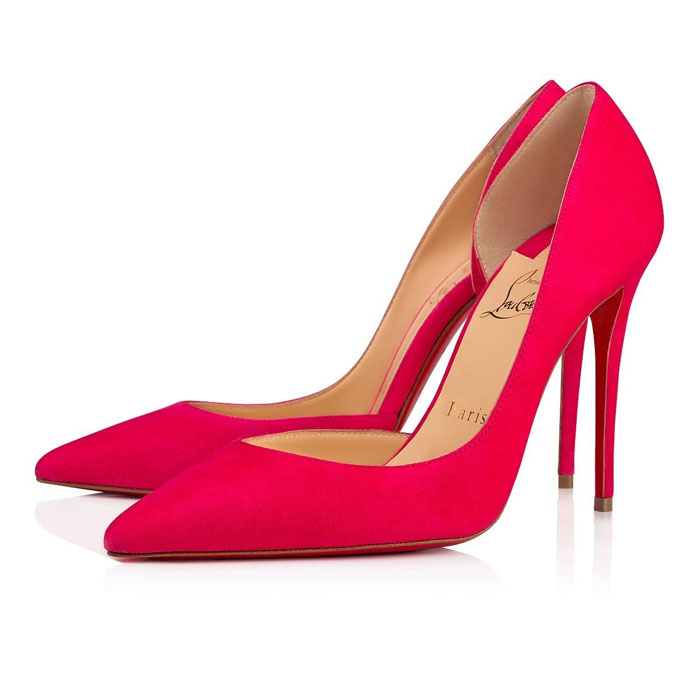 クリスチャンルブタン CHRISTIAN LOUBOUTIN レディースシューズ 1140813P350 Pink Iriza 100 Bangal Rose Suede Cut Out