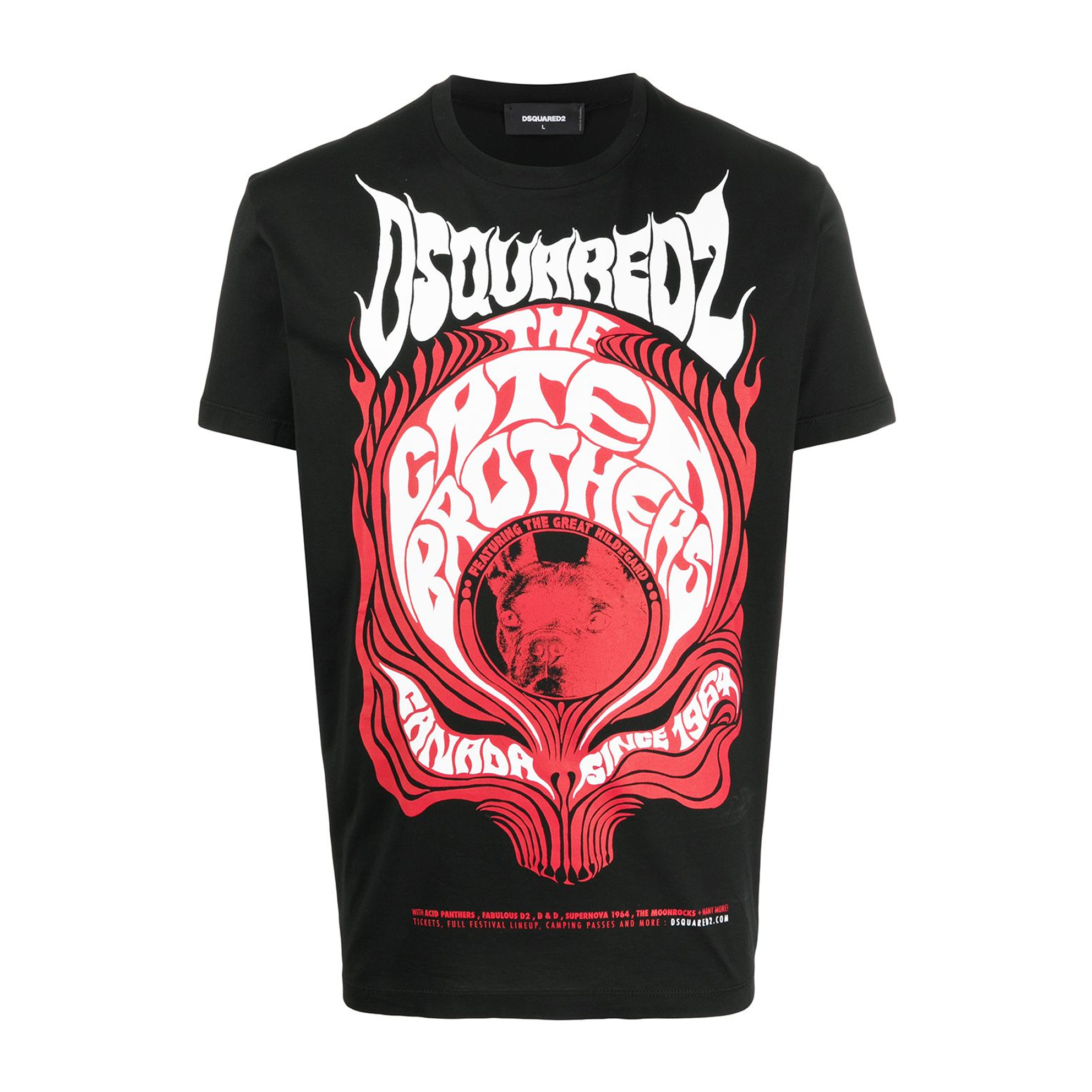 ディースクエアード2 DSQUARED2 MEN T-SHIRT メンズTシャツ S74GD0649 S22427 900 BLACK