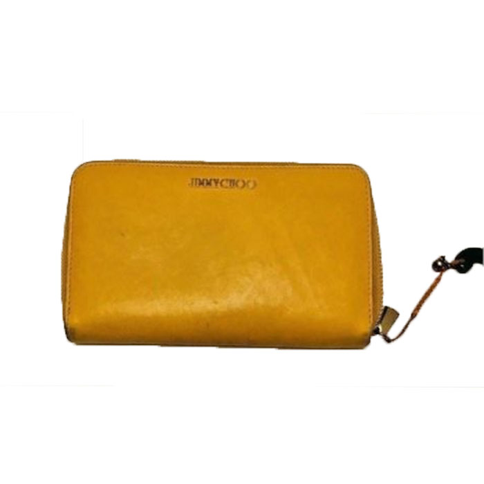 ジミーチュウ JIMMY CHOO レディースウオレット PIPPA SNP yellow