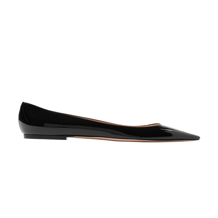 ジミーチュウ JIMMY CHOO レディースシューズ Romy Flat Paten Black