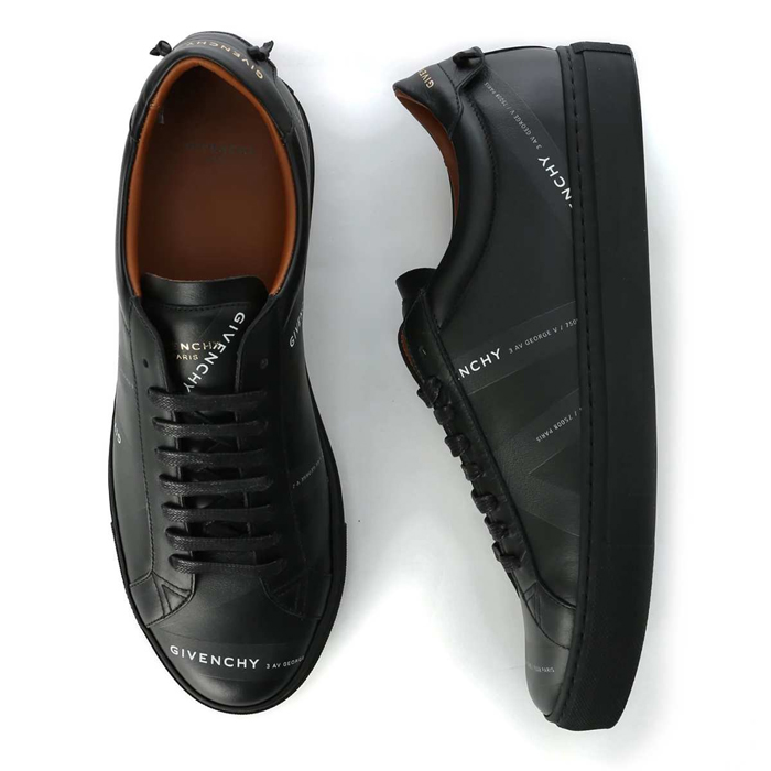 ジバンシィ GIVENCHY メンズ ブラック アーバンストリートスニーカー BH0002H0L1 004