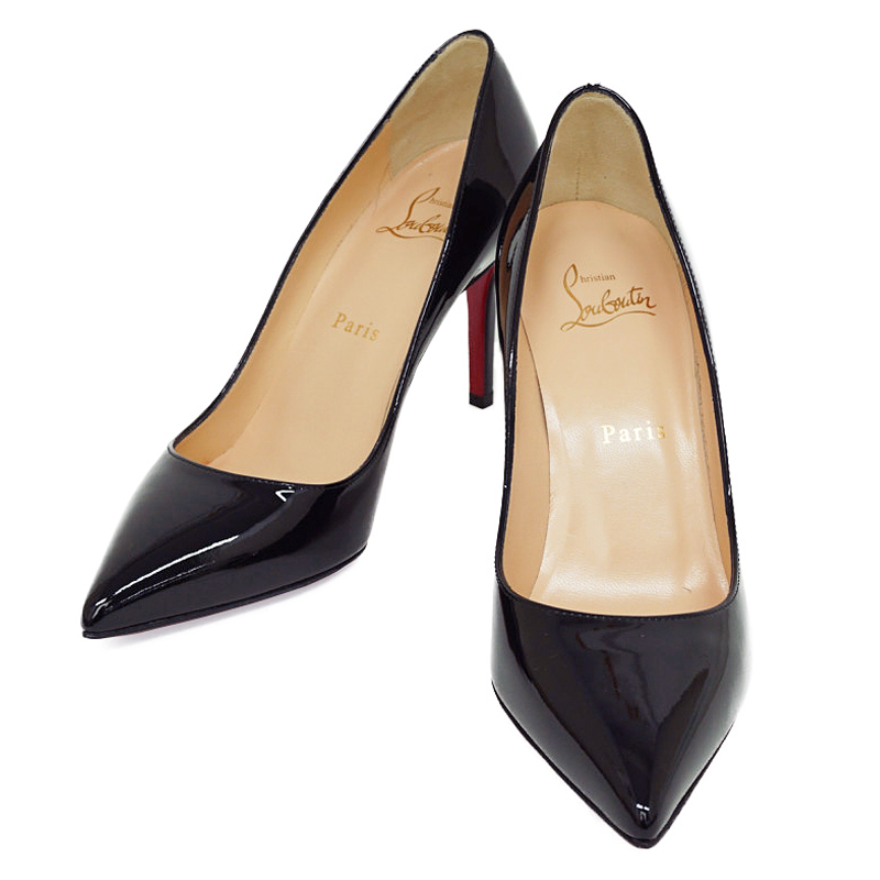 クリスチャンルブタン CHRISTIAN LOUBOUTIN レディースシューズ 1100382BK01 High Pigalle Patent Black