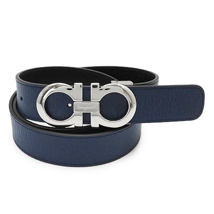 サルバトーレフェラガモ  Salvatore Ferragamo レディース ガンチーニレザーリバーシブルベルト 675542ULNE