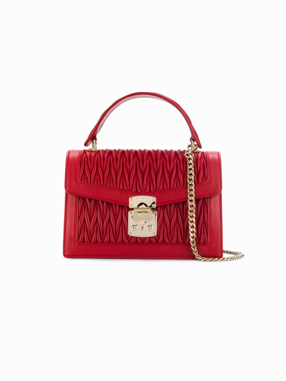 ミュウミュウ MIU MIU BAG レディースバッグ 5BA094N88FUOC Confidential Matelass_ Top Handle Shoulder Bag