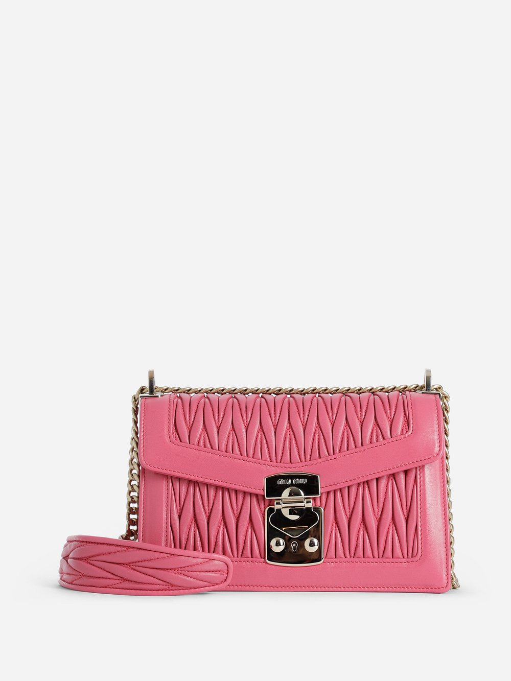 ミュウミュウ MIU MIU レディースショルダーバッグ  5BD083 N88 ROSA