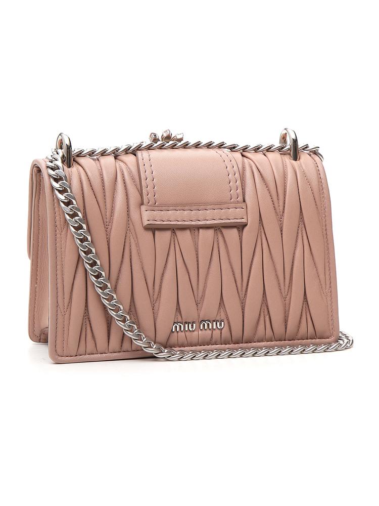 ミュウミュウ MIU MIU BAG レディースバッグ 5BD086N88CAMM matelass_ shoulder bag