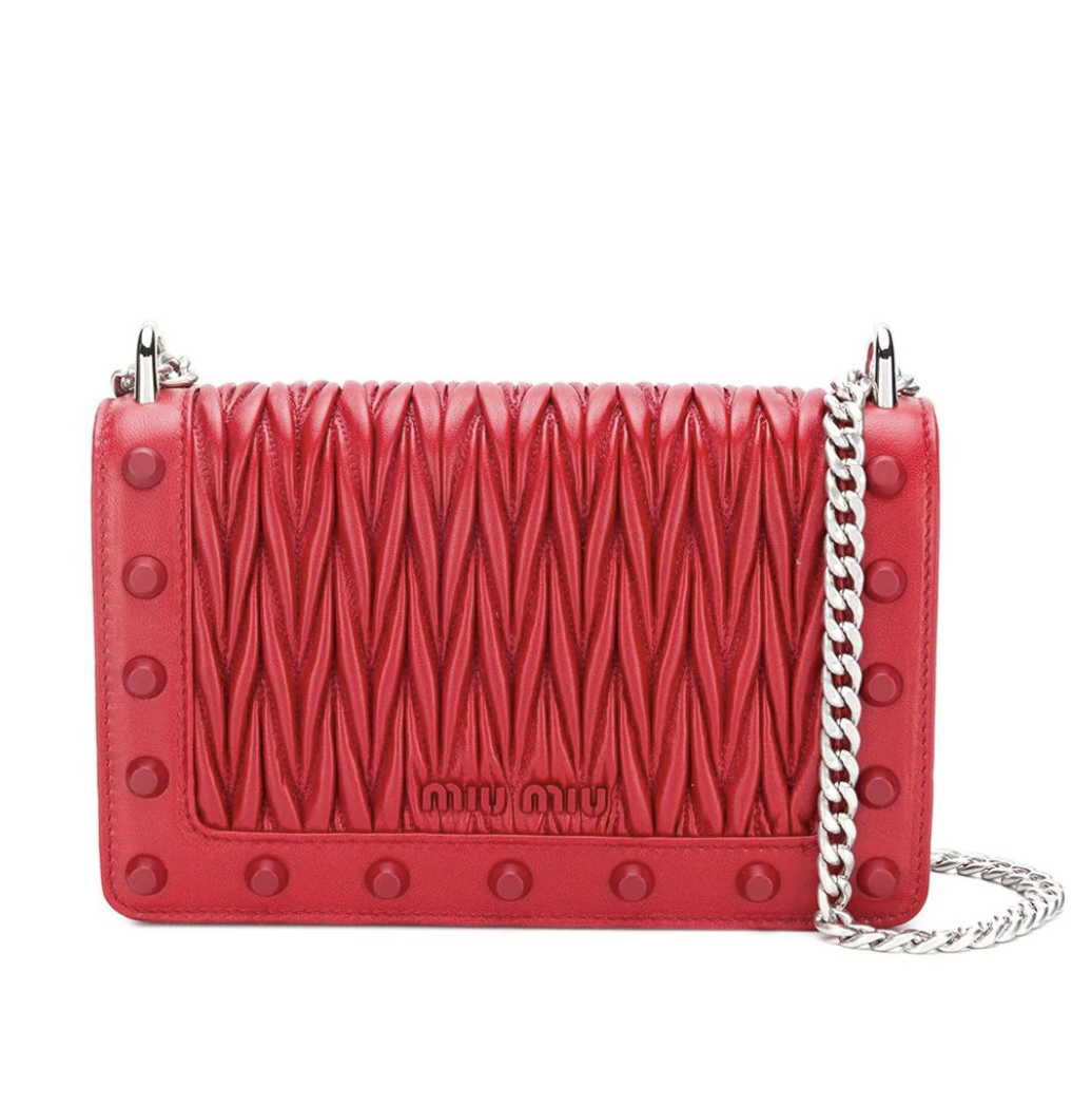 ミュウミュウ MIU MIU BAG レディースバッグ 5BD086N88FUOC  matelass_ shoulder bag