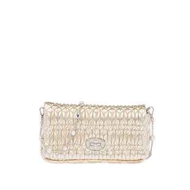 ミュウミュウ MIU MIU BAG レディースバッグ 5BD417FVJPERM CRYSTAL LEATHER BAG