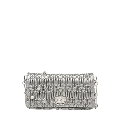 ミュウミュウ MIU MIU BAG レディースバッグ 5BD417FVJROMO CRYSTAL LEATHER BAG