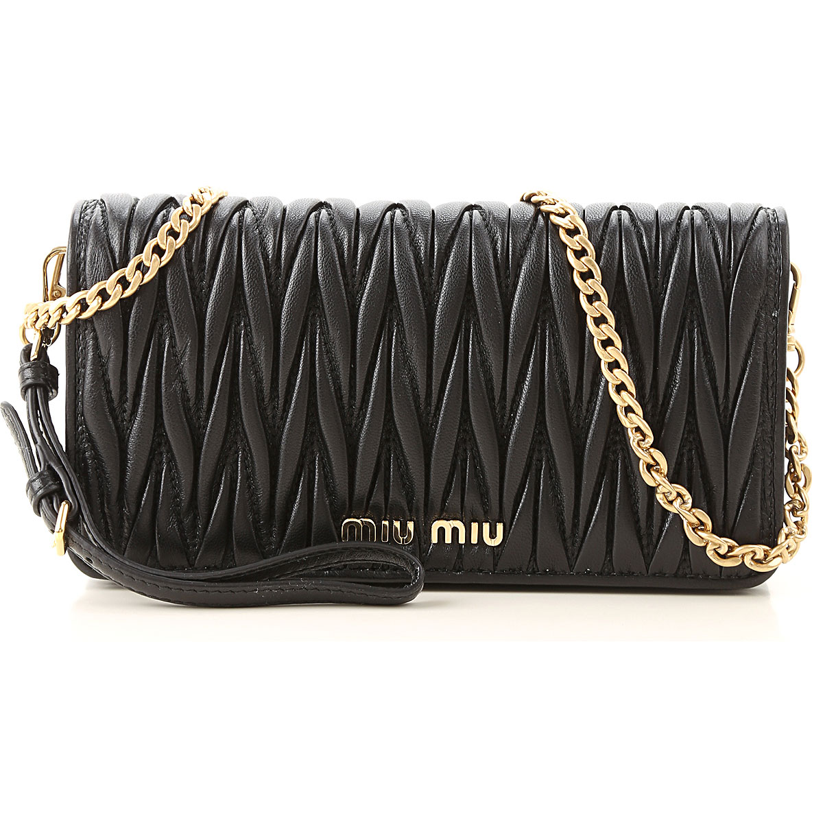 ミュウミュウ MIU MIU BAG レディースバッグ 5DH029N88NERO MATELASS_ LEATHER MINI-BAG