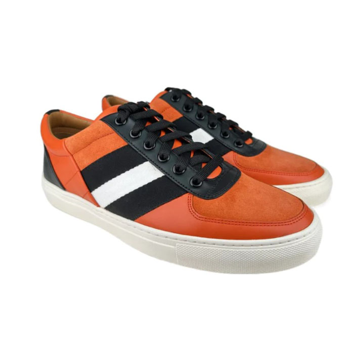 バリーBALLY メンズ ローカット スニーカー オレンジ 6205416 HENKE414 BLAZE-OR