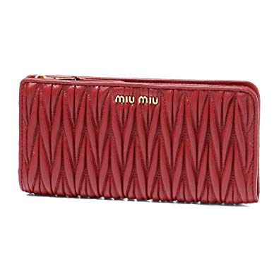 ミュウミュウ MIU MIU WALLET レディースウォレット 5ML010N88FUOC Quilted wallet