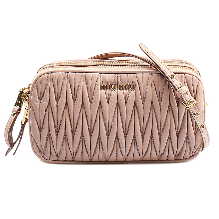 ミュウミュウ MIU MIU BAG レディースバッグ   5NF011N88CAMM Matelasse` In Lamb Skin