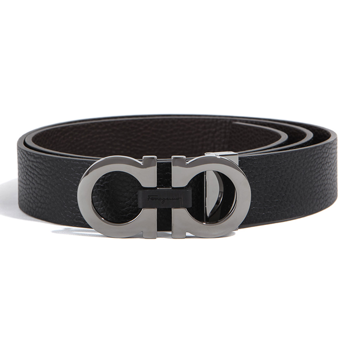 サルバトーレフェラガモ Salvatore Ferragamo レディース ブラックベルト 67-8783-02 CALF NERO