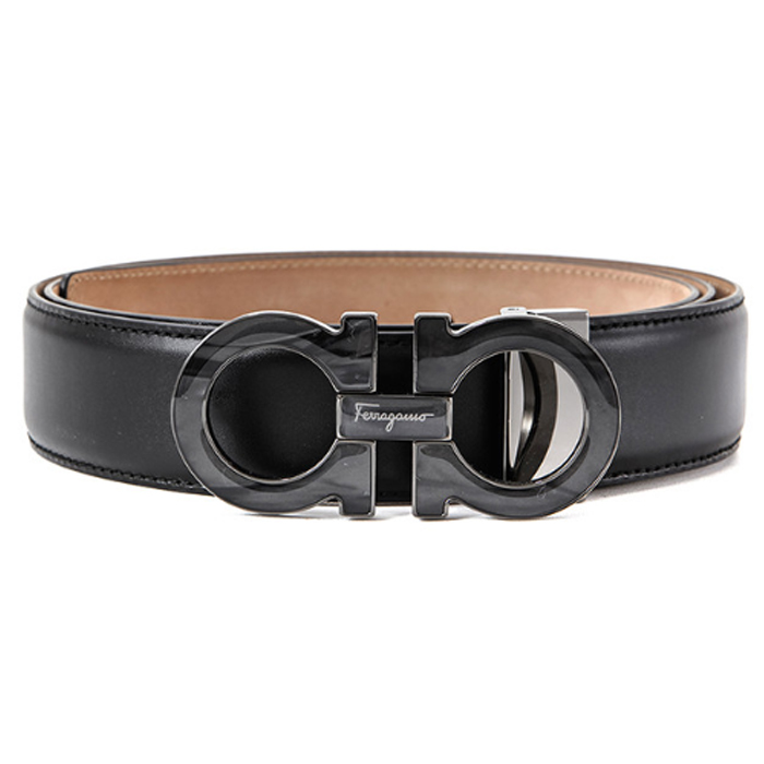 サルバトーレフェラガモ Salvatore Ferragamo レディース ブラックベルト 67-9110-03 CALF NERO BLACK