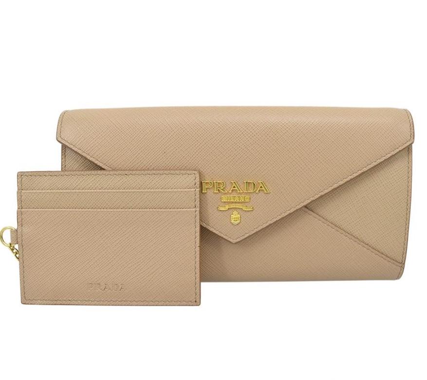 プラダ PRADA レディース 長財布 サフィアーノ レター パスケース付き 1MH037 2E3K CAMMEO F0770