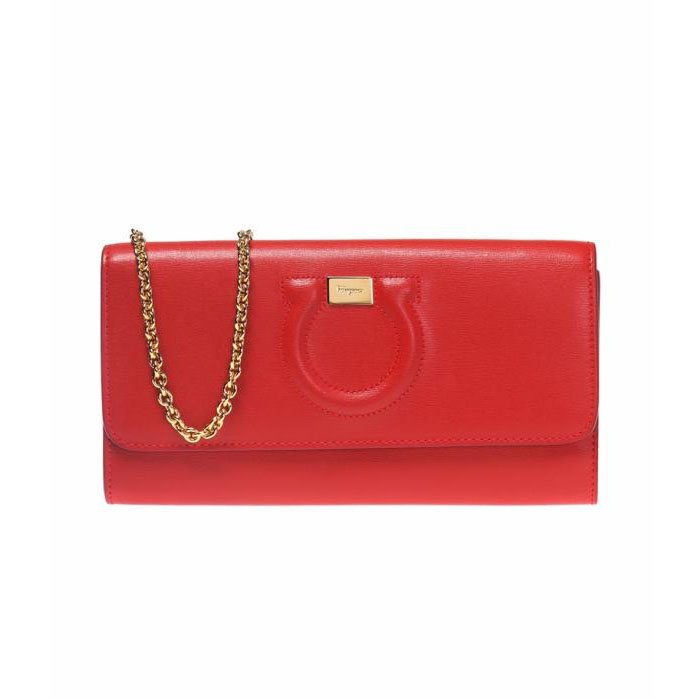 FERRAGAMO BAG フェラガモバッグ 22-D292 CALF LIPSTICK Red