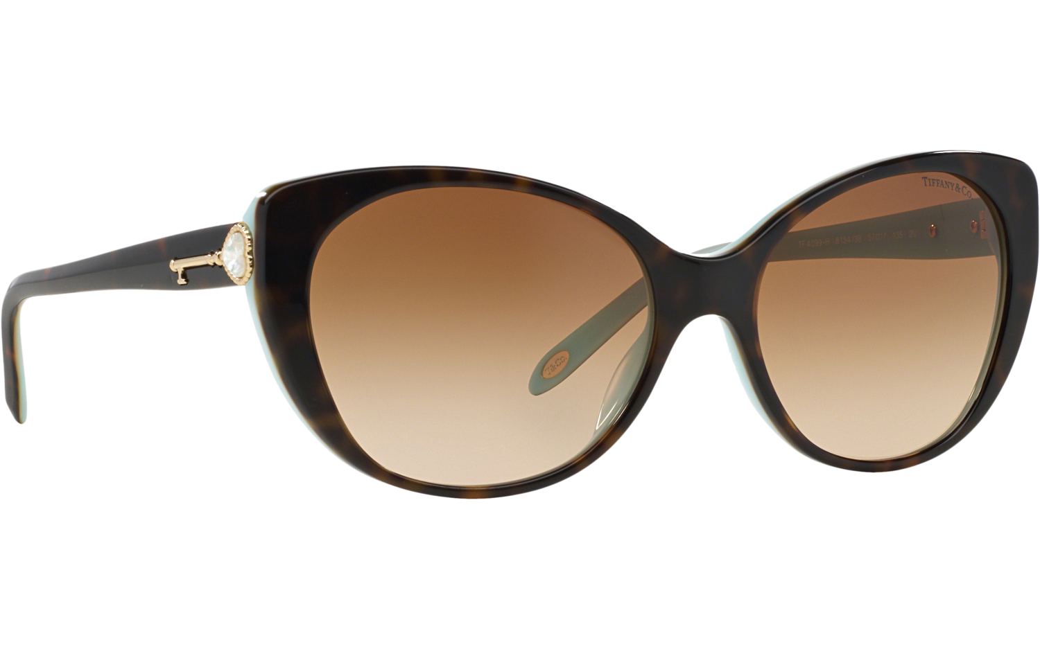 ティファニー TIFFANY レディース グラデーションブラウンキャッツアイ サングラス  0TF4099H ACETATE 81343B 57