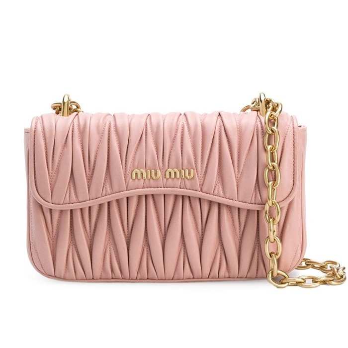 ミュウミュウ MIU MIU BAG レディースバッグ 5BD140N88ORCH MATELASS_ NAPPA LEATHER BAG