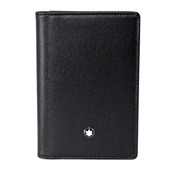 モンブラン MONTBLANC メンズ ウォレット 108946 Meisterstuck Leather Business Card Holder - Black