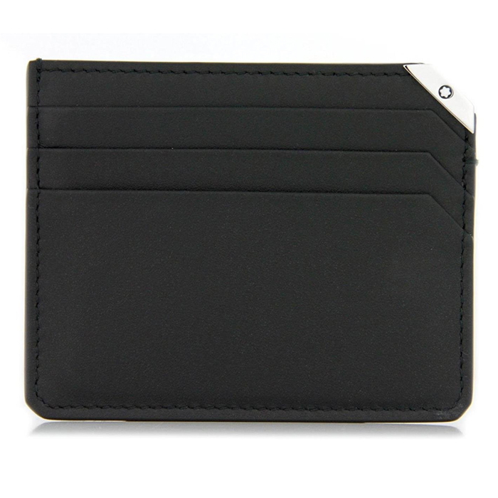 モンブラン MONTBLANC メンズ ウォレット 114674 Urban Spirit Black Leather Wallet 6 CC ? Black