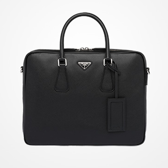 プラダ PRADA メンズ バッグ 2VE011 9Z2 NERO saffiano leather briefcase