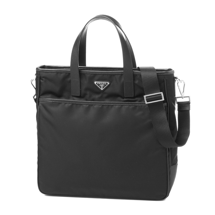プラダ PRADA メンズ バッグ 2VG032 064 NERO Black shoulder tote bag