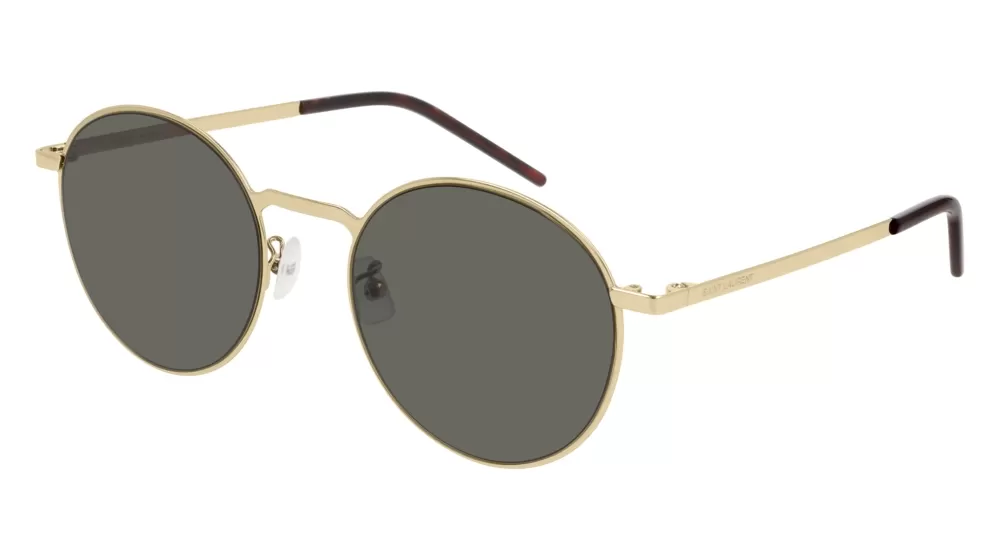 サンローラン SAINT LAURENT メンズ サングラス SL250SLIM METAL 006 53 ゴールド グレー