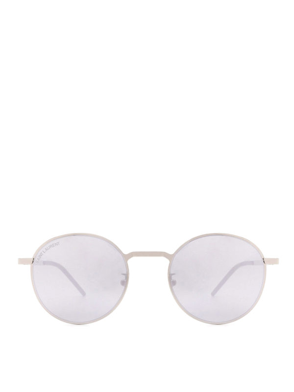 サンローラン SAINT LAURENTメンズ サングラス SL250SLIM METAL 008 53 シルバー
