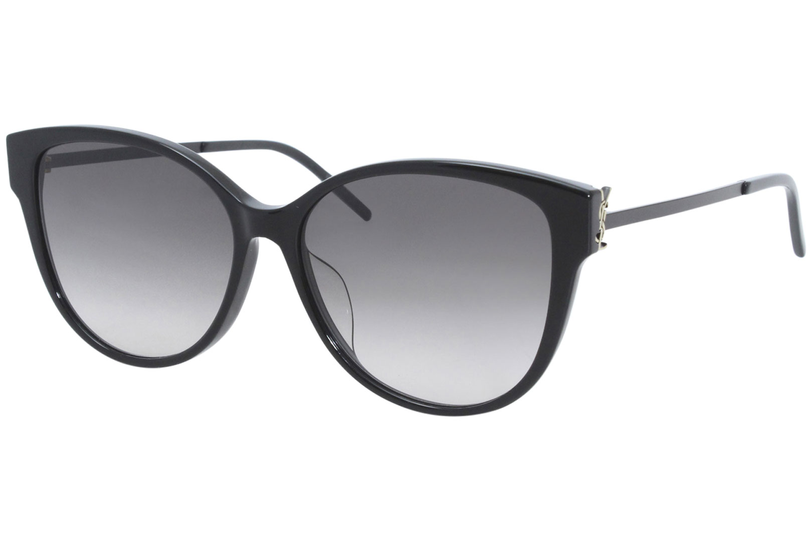 サンローラン SAINT LAURENT レディース サングラス ブラック/スモーク グラデーション レンズ SLM48S-K ACETATE 002 56