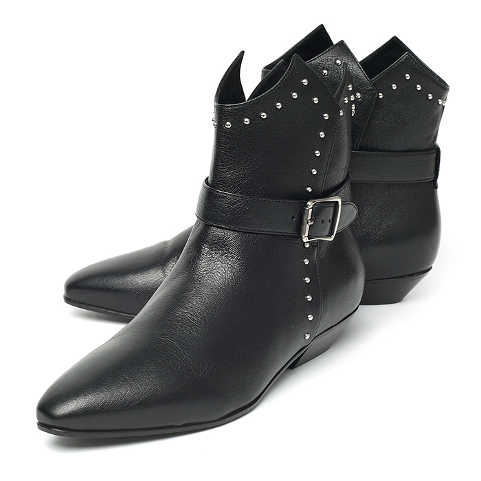 サンローラン SAINT LAURENT  ブラック レディース ブーツ 395508 CS500 1000